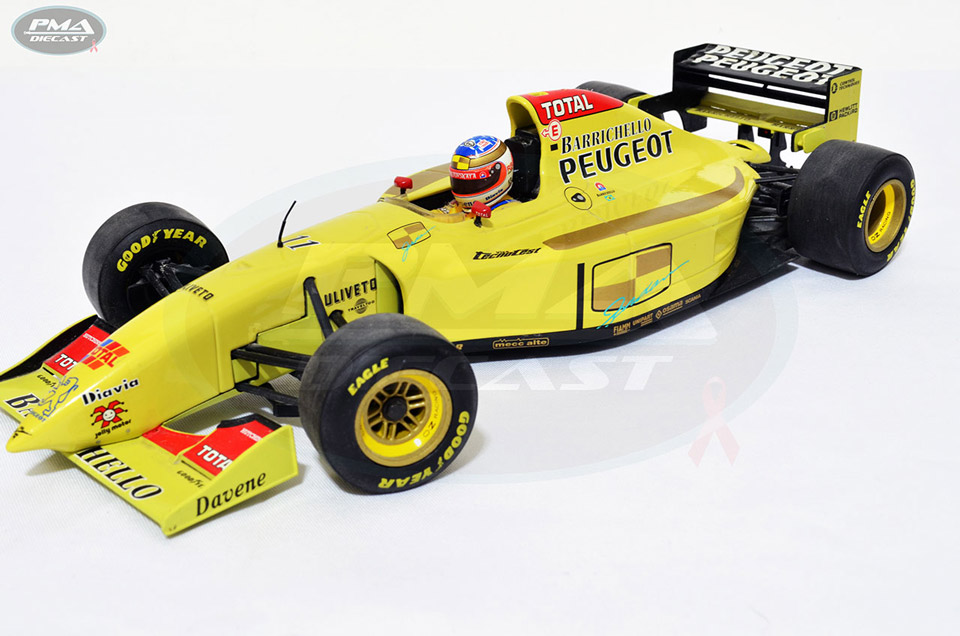 RUBENS BARRICHELLO 1996 JORDAN 195/196 1:18